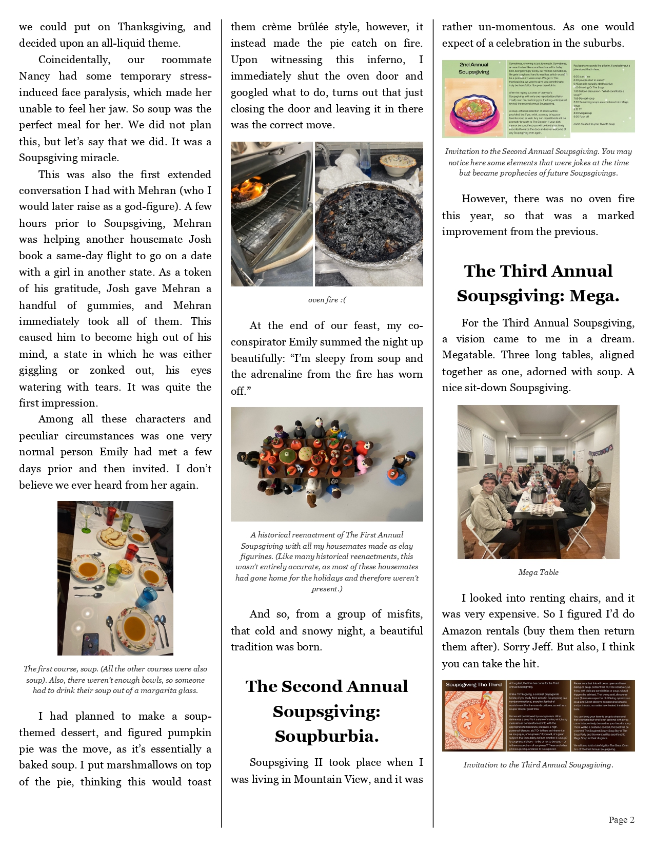 Example newsletter page 2