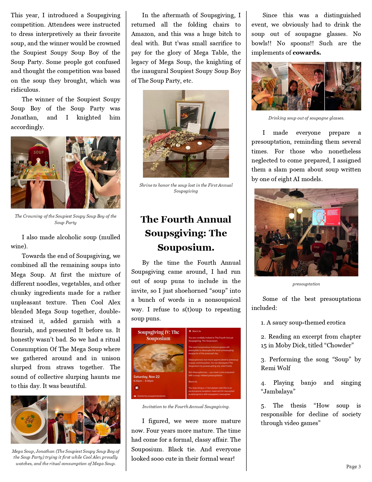 Example newsletter page 3