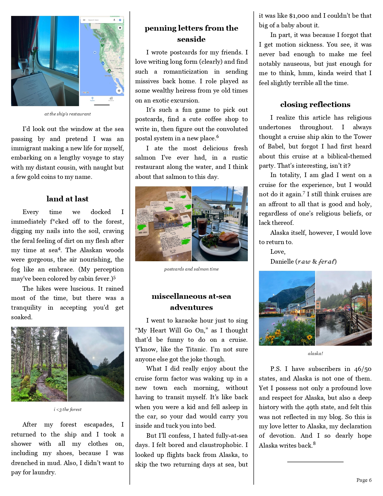 Example newsletter page 6
